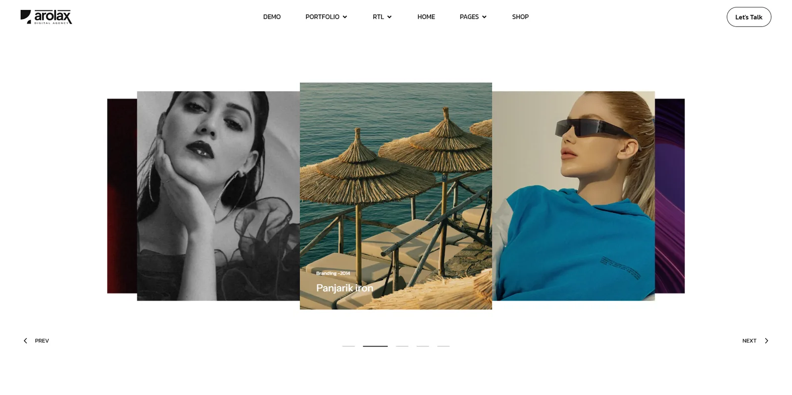 Creative agency website