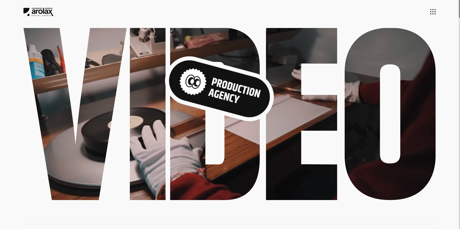 Creative agency website