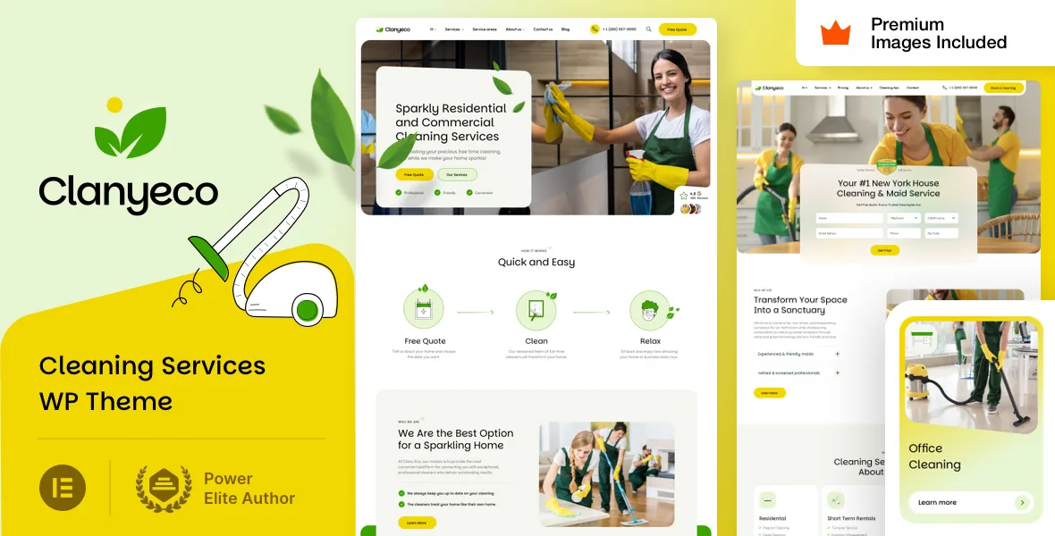 Cleaning services website