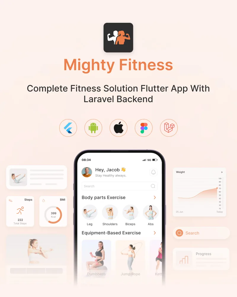 Fitness and nutrition app