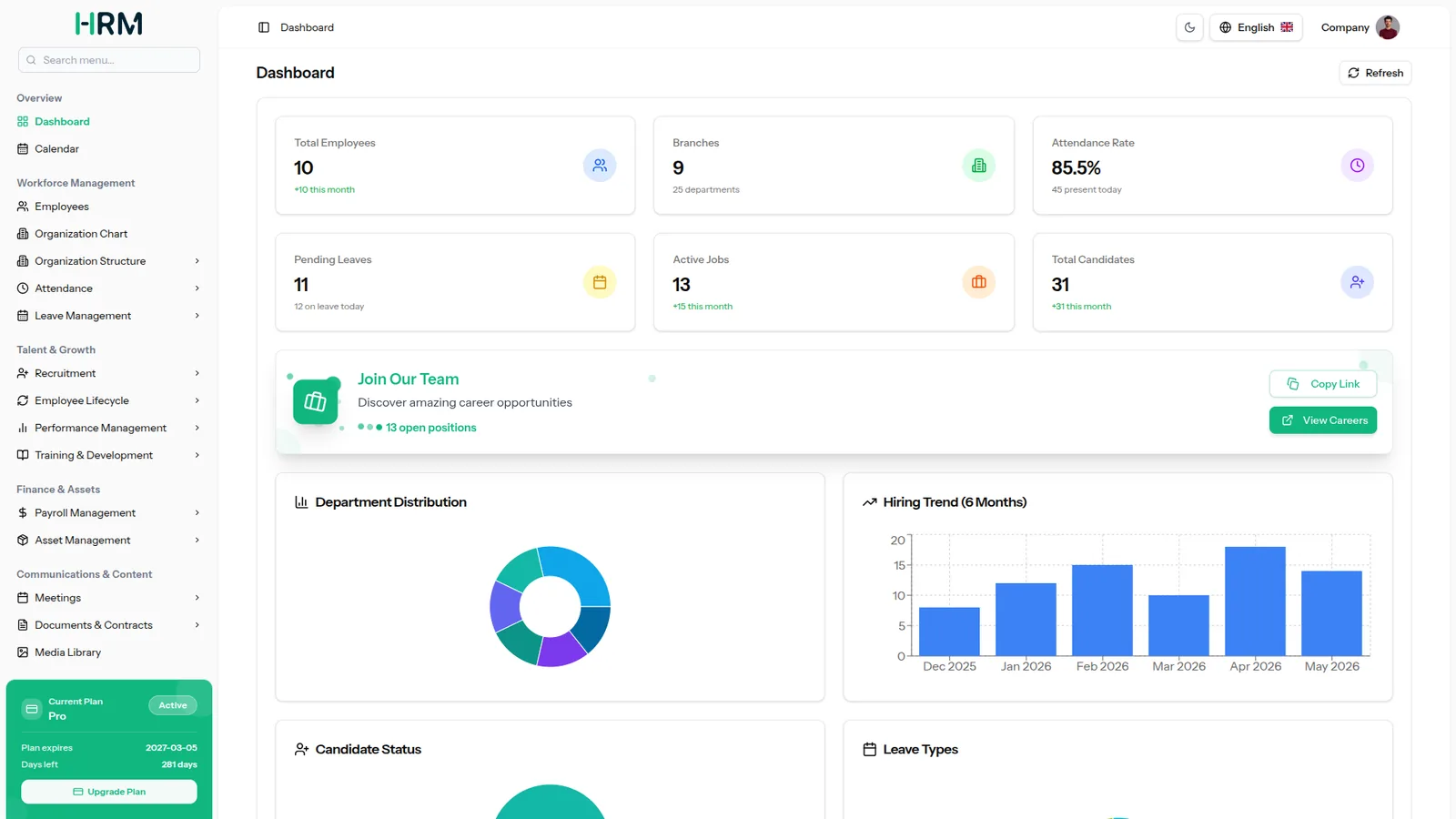HR and payroll platform