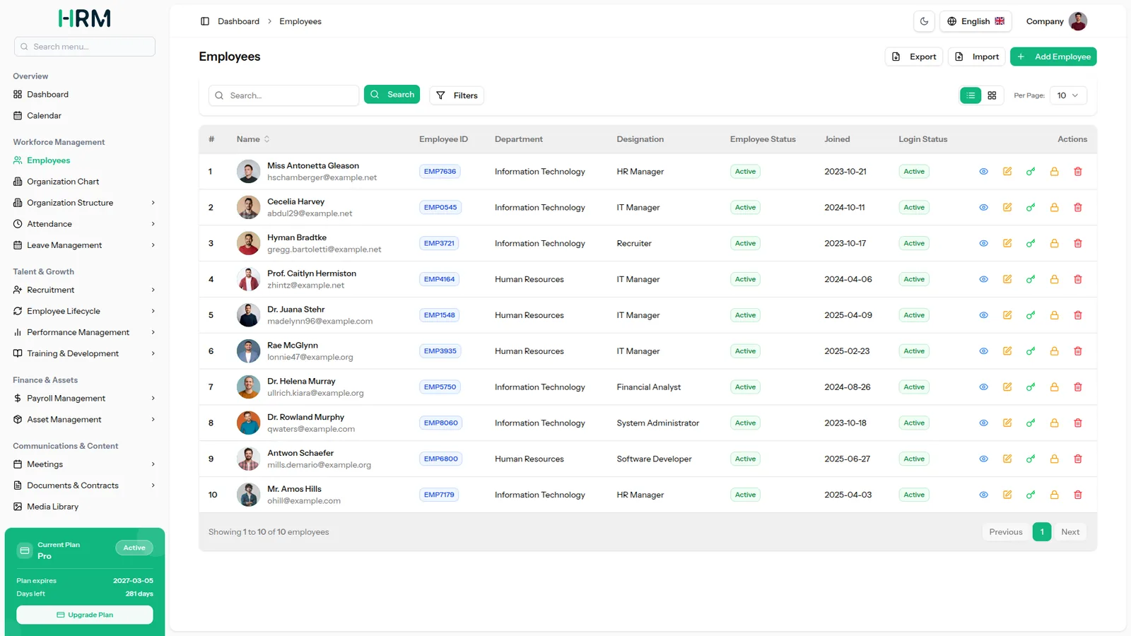 HR and payroll platform