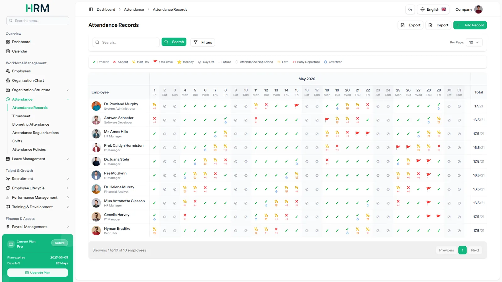HR and payroll platform