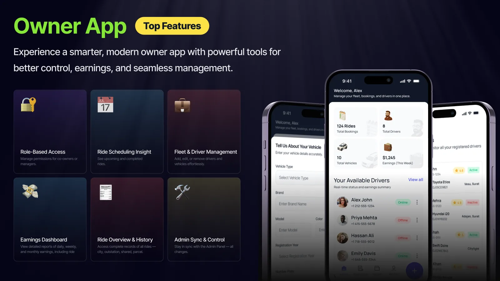 Ride-hailing platform apps